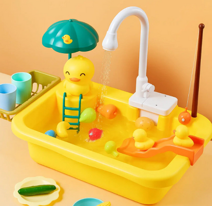 Kids Water Play Sink Toy – Interactive Pretend Play with Running Water